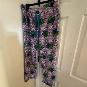Disney Toy Story 4 Purple Alien Print Pajama Pants